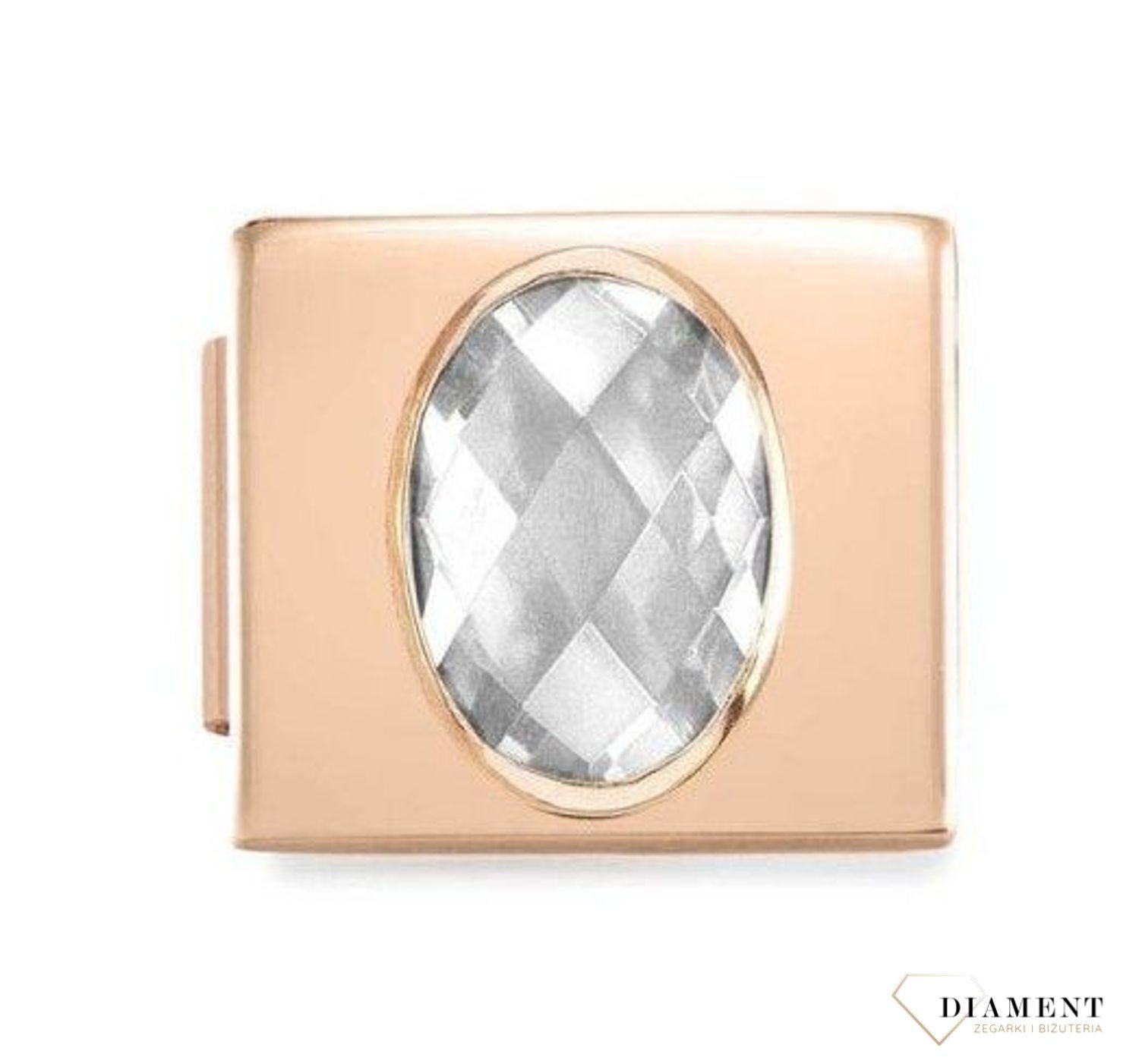 Nomination zawieszka różowe złoto 'Biała cyrkonia' 230604 01 Zawieszki Nomination ✓ Wyjątkowy prezent ✓ Nomination ✓ Bransoletka Nomination ✓ Bransoletka ze stali ✓ Gwarancja najniższej ceny (1).jpg